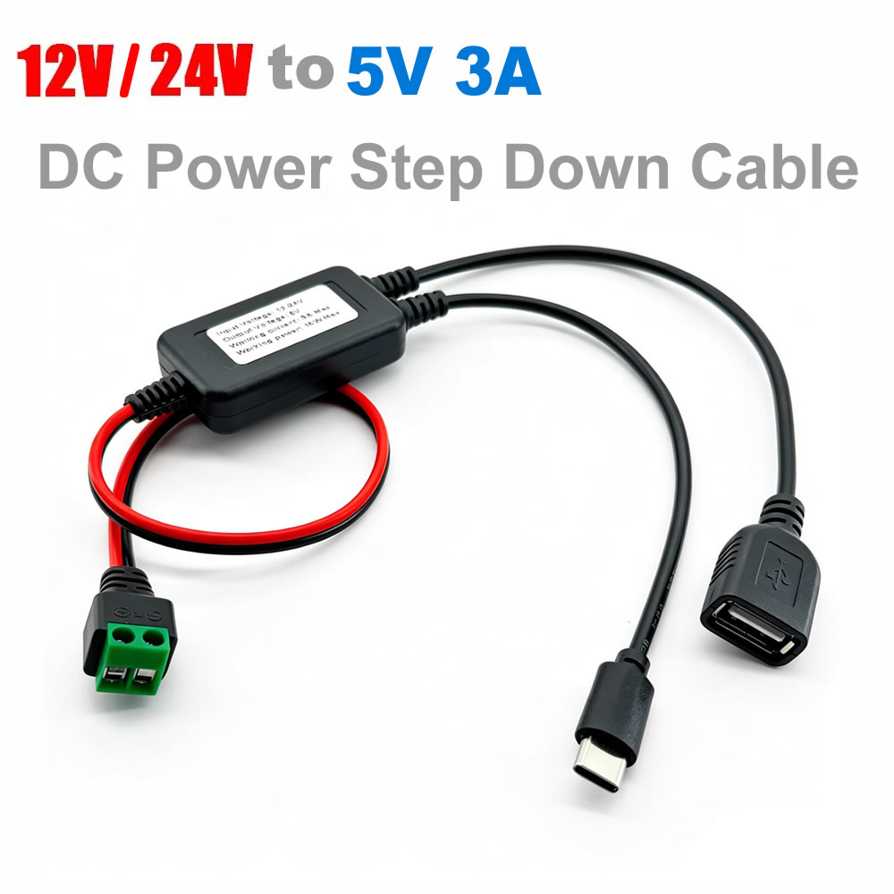 Modular Power Supply - Кабель-преобразователь DC-DC 12В/24В в 5В, модуль