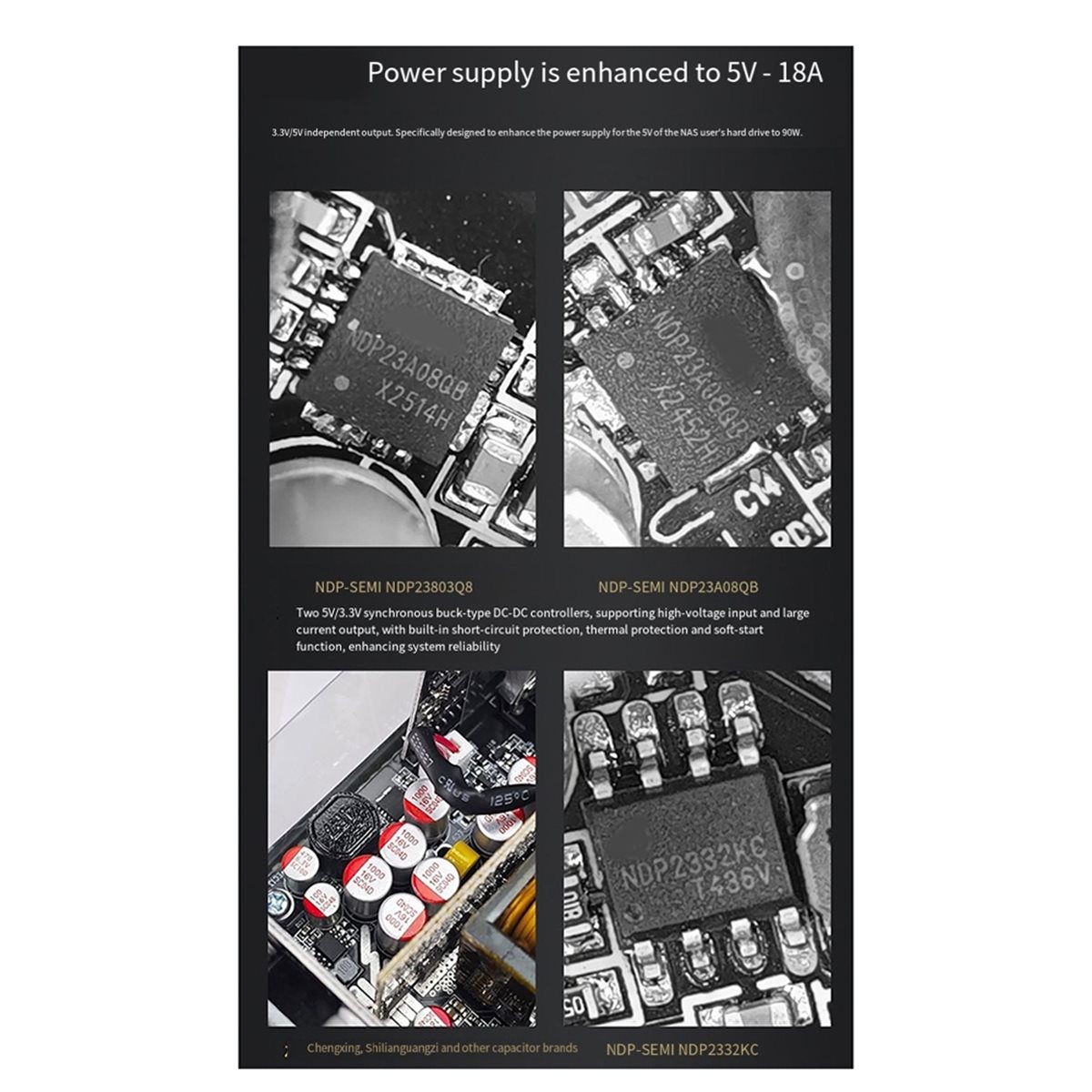 Flex Atx Power Supply 600W 1U - [AC18 Digital]/Flex 600W Модульный блок питания