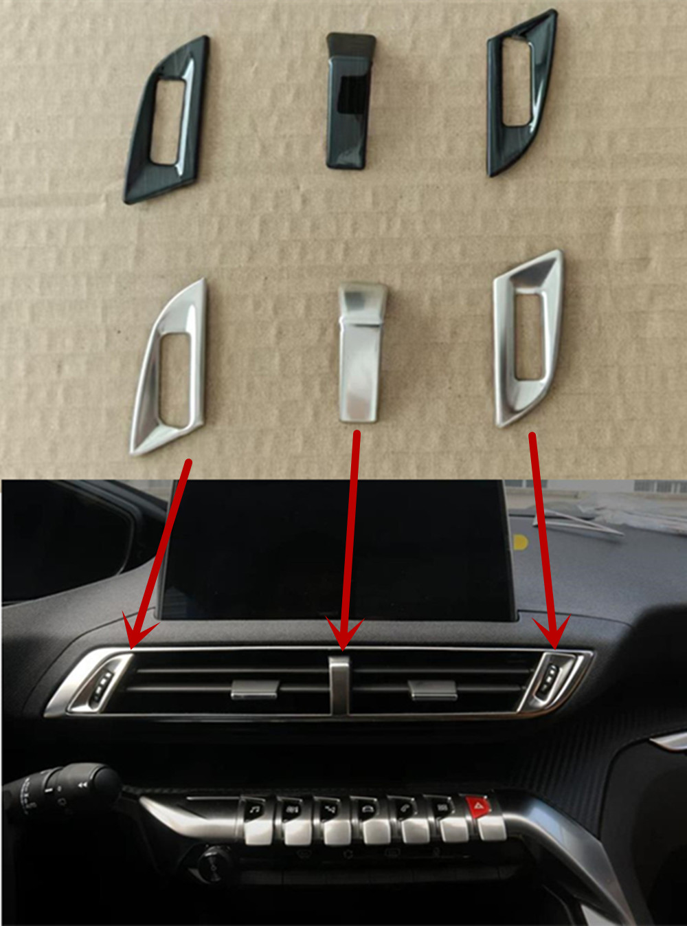 Open Frame Power Supply - Накладка на центральную консоль для Peugeot
