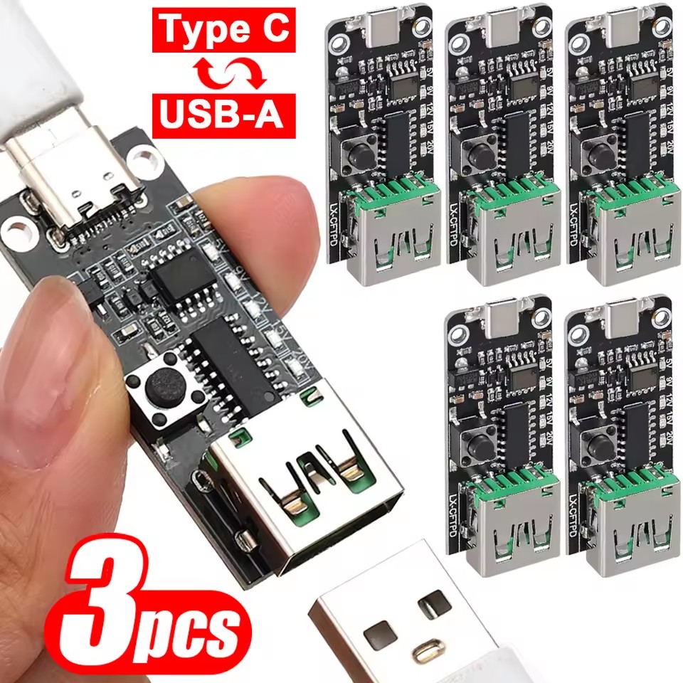 1-3 шт. USB-C 5A PD триггерная – обзор и цена Modular Power Supply