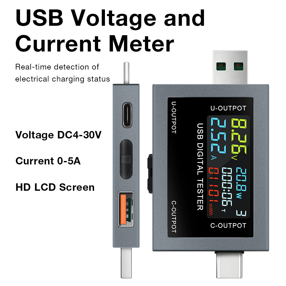Тестер зарядки USB Type-C, 4,5 – обзор и цена Power Supply Tester
