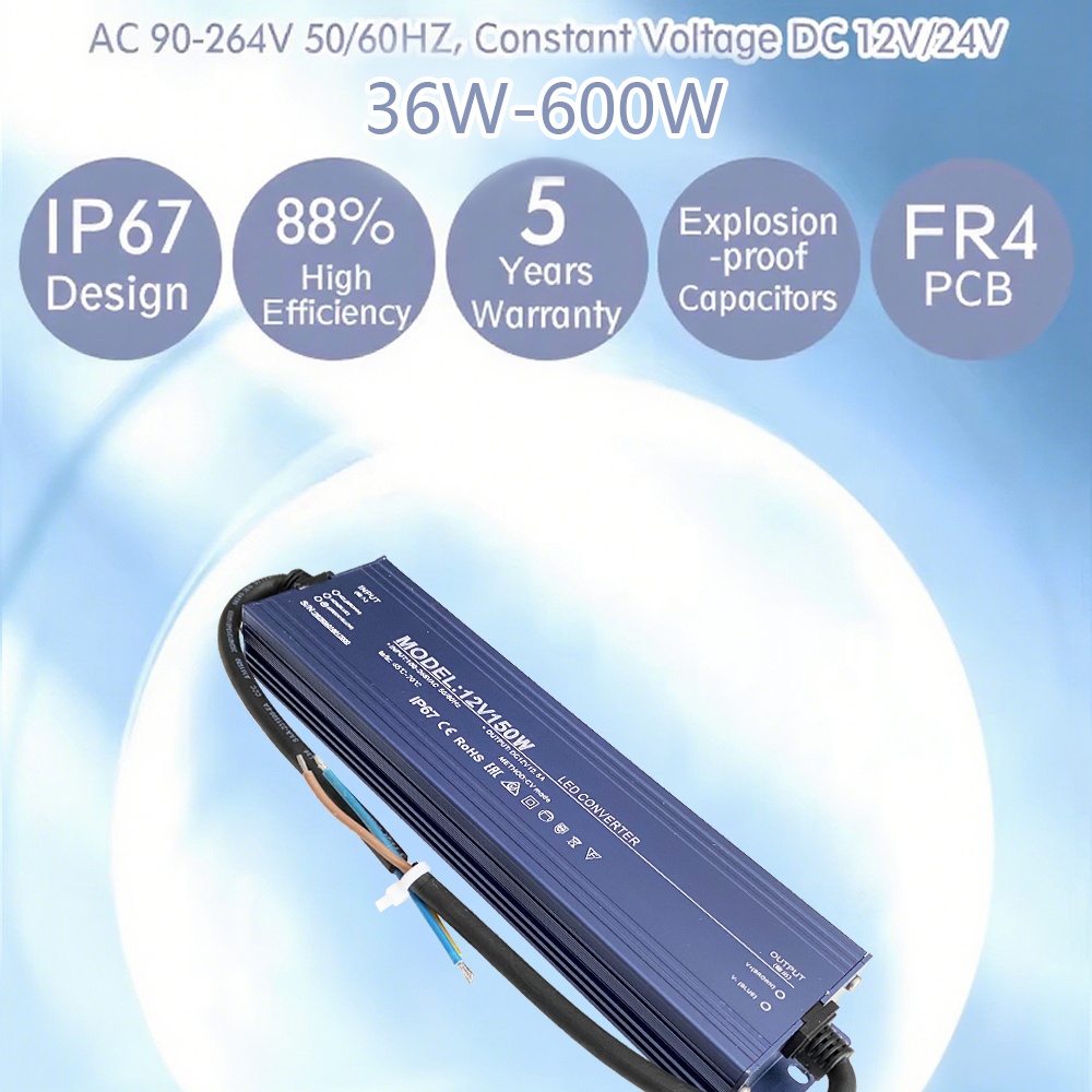 Водонепроницаемый блок питания – обзор и цена Power Supply 12V