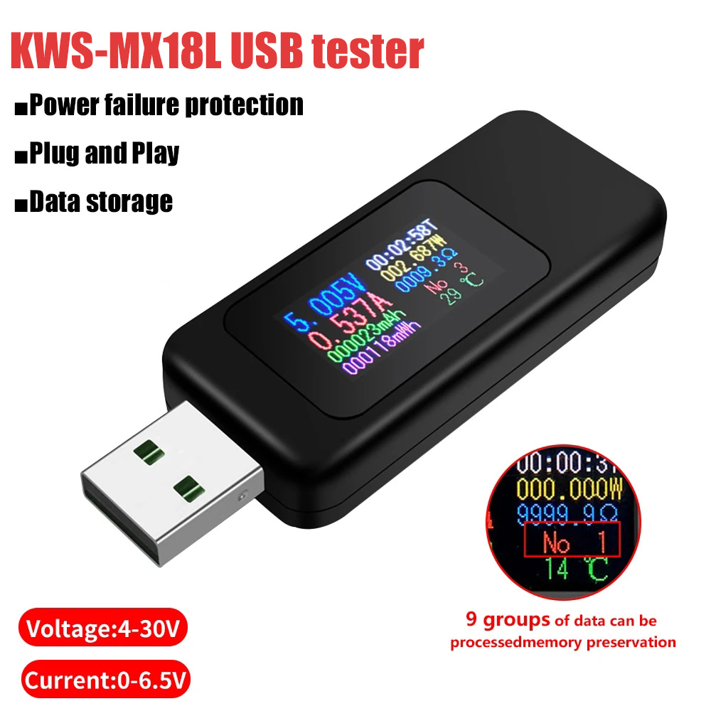 10 в 1 USB-тестер, цифровой во – обзор и цена Power Supply Tester